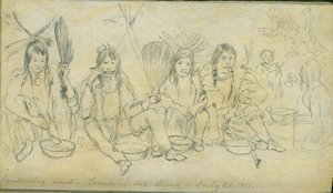 Sioux शाम का भोजन, Traverse des Sioux, 20 जुलाई 1851